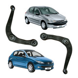 Par Bandeja Balança Completa Suspensão Peugeot 206 207 Todos