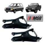Par Bandeja Balança Traseira Fiat Uno 1984 A 2010