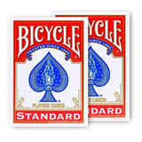 Par Baralho Bicycle Standard Vermelho (2 Baralhos)