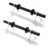 Par Barra Oca 40cm Halteres Com Presilhas Sem Anilha