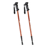 Par Bastão Bengala Para Caminhada Trekking Regulador Altura