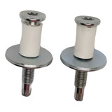 Par Batente Pino Tampa Traseira Caçamba F250 1999 A 2008