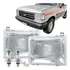 Par Bloco Farol Ford F1000 / F4000 1992 A 1996 + Lamp Comum