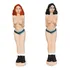Par Boneca P/ Antena Px Ruiva E Morena