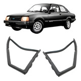 Par Borracha Guarnição Quebra Vento Chevette 90 Ambos Lados