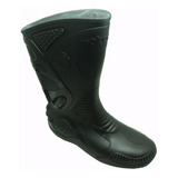 Par Bota De Chuva Moto Sola Preta Tamanho 42 Motosafe