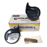 Par Buzinas Caracol Columbia Clarina Carro Grave E Agudo