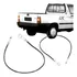 Par Cabo Aço Tampa Traseira Caçamba Pick-up Fiorino 89 À 99