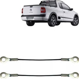 Par Cabo Aço Tampa Traseira Saveiro G5 G6 G7 08 A 19 Cross
