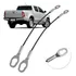 Par Cabo De Aço Tampa Caçamba Toyota Hilux 2005 A 2014 2015