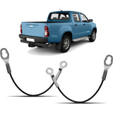 Par Cabo De Aço Tampa Traseira Caçamba Hilux 2005 A 2015
