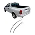 Par Cabo De Aço Tampa Traseira Caçamba Pick Up Corsa Todos