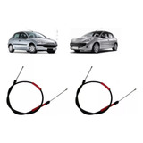 Par Cabo Freio Mão Tambor Peugeot 206 207 2001 2015 4745n4