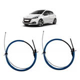 Par Cabo Freio Peugeot 208 Tambor Traseira 2013 2014 2015 16