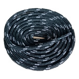 Par Cadarço Redondo Coturnos Tênis 1 30mt Preto cinza