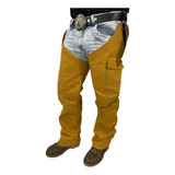 Par Calça Peão Em Lona Impermeável Perna Individual Oferta