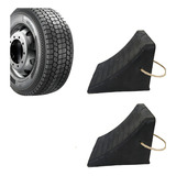 Par Calço De Roda Para Caminhao Caminhonete Nbr 9735 Cor Preto
