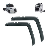 Par Calha Acrílica Chuva Em L Fumê Caminhão Volvo Fh Nh