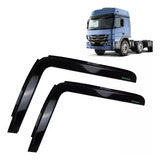 Par Calha Chuva Caminhão Mb Mercedes Benz Atego Mb Axor