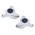 Par Calota Caminhão 3/4 3 Pontas Aro 16 17,5 Plastico Stile