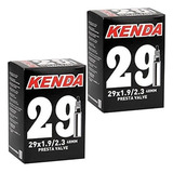 Par Câmara Ar Kenda Mountain Bike 29x1 9 2 3 Válvula Presta