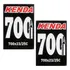 Par Câmara Ar Speed Kenda 700x23 25 Valvula Presta 48mm