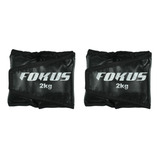 Par Caneleira 2kg Tornozeleira De Peso Exercícios Fitness