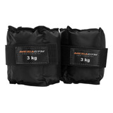 Par Caneleira Tornozeleira Para Treinos Peso De Pernas 03 Kg