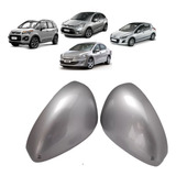 Par Capas Retrovisor Air Cross C3 Peugeot 308 408 Prata