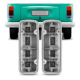 Par Carcaça Lanterna Traseira Soquete Kombi Clipper 76 A 14