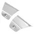 Par Chapa Deslizante Inox Quebra Vento Dodge Charger Magnum