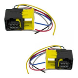 Par Chicote Conector Pisca Seta Lanterna Escania Série 4 5
