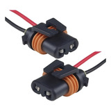 Par Chicote Soquete Plug Conector Lâmpada Hb3 Hb4 9005 9006