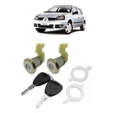 Par Cilindro Miolo Portas Renault Clio 99 A 2016 Com Chaves