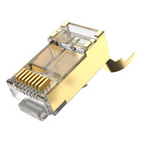 Par Conector Cat8 Rj45 Ftp Modular 40gbps Banhado Vention