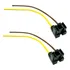 Par Conector Encaixe Chicote Soquete Plug Lampada D Farol H7