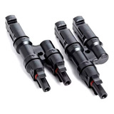 Par Conector Mc4 Tipo Y Paínel Energia Solar Macho E Fêmea