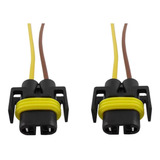 Par Conector Plug Chicote Universal P Lâmpada H8 H11 H13