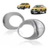 Par Copo Aro Moldura Cromado Milha Gol Rallye G5 2010 A 2013