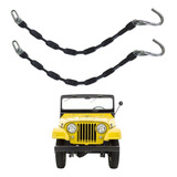 Par Corrente Tampa Traseira Jeep Ford Willys Todos