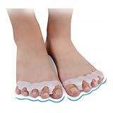 Par Corretor Protetor De Joanete Aparelho Separador Dedos Do Pé Corretor Ortopédico Silicone Para Calos Espaçador Manicure E Alívio Metatarsalgias 1