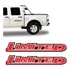 Par De Adesivo Ranger 10/12 Limited Emblema Lateral Vermelho