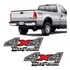 Par De Adesivos 4x4 Max Power Ford F-250 Grafite Emblema