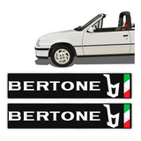 Par De Adesivos Kadett Gsi Bertone Modelo Original Preto