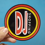 Par De Adesivos Logo Dj Shopping Original 2 Unid Laminado 