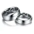 Par De Aliança De Tungstênio Ouro Branco 8mm Aro 13 A 34