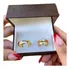 Par De Alianças 6mm Banhada A Ouro 18k Abaulada Tradicional