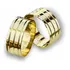 Par De Alianças 8mm Reta Quadrada Ouro 18k Lançamento