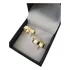 Par De Alianças Banhada A Ouro 18k 6mm Com Friso Lateral