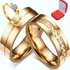 Par De Alianças Em 6mm Noivado Casamento Banhada Ouro 18k 